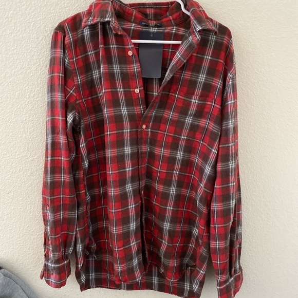 Brandy Melville Tops Brandy Melville Hazel Flannel Shirt Poshmark